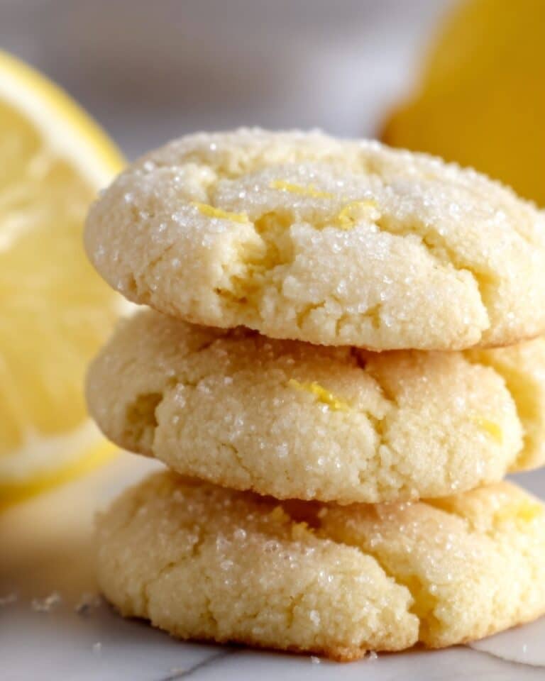 Lemon Cake Mix Cookies with Vanilla Glaze Recipe