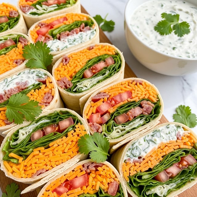Turkey Bacon Ranch Wrap Bites Recipe