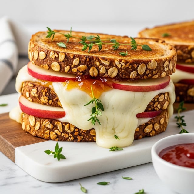 Cran Apple Brie Grilled Cheese Sandwich Recipe