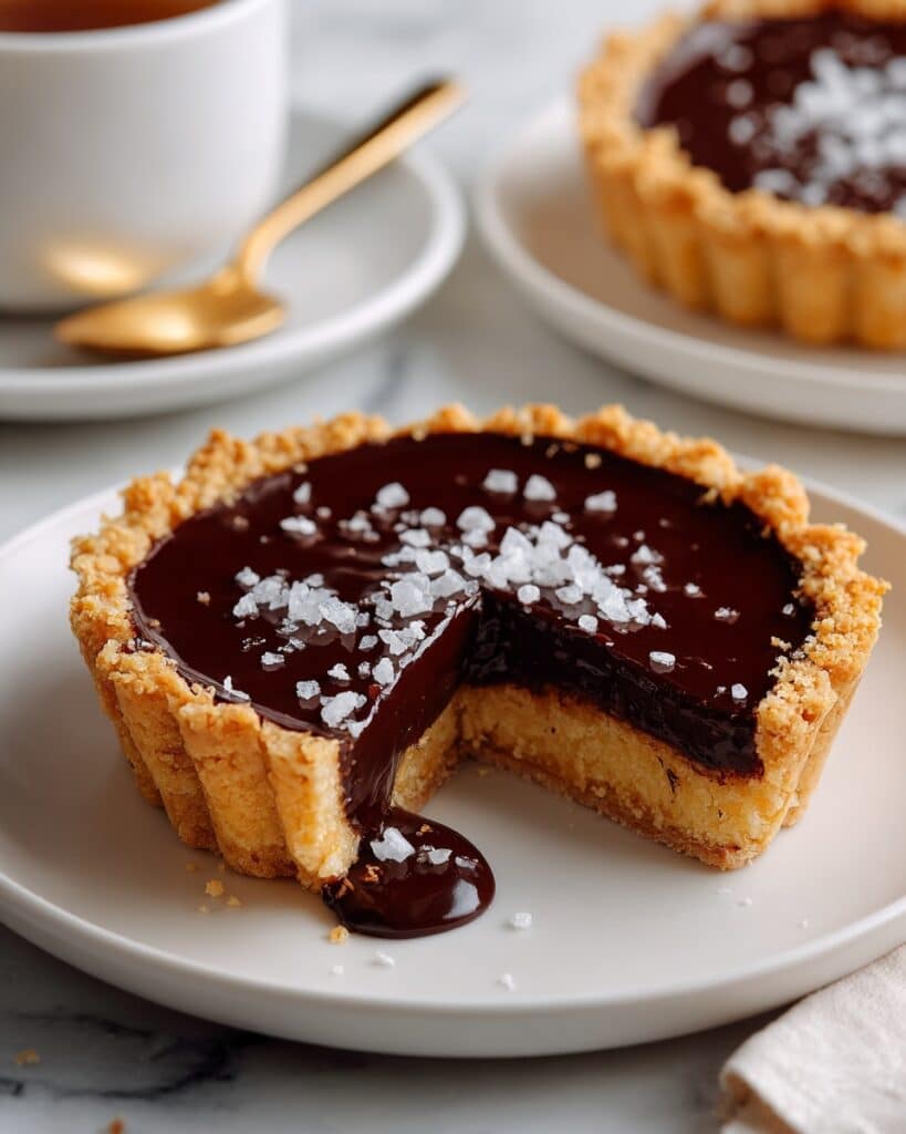 Dark Chocolate Ganache Tart Recipe