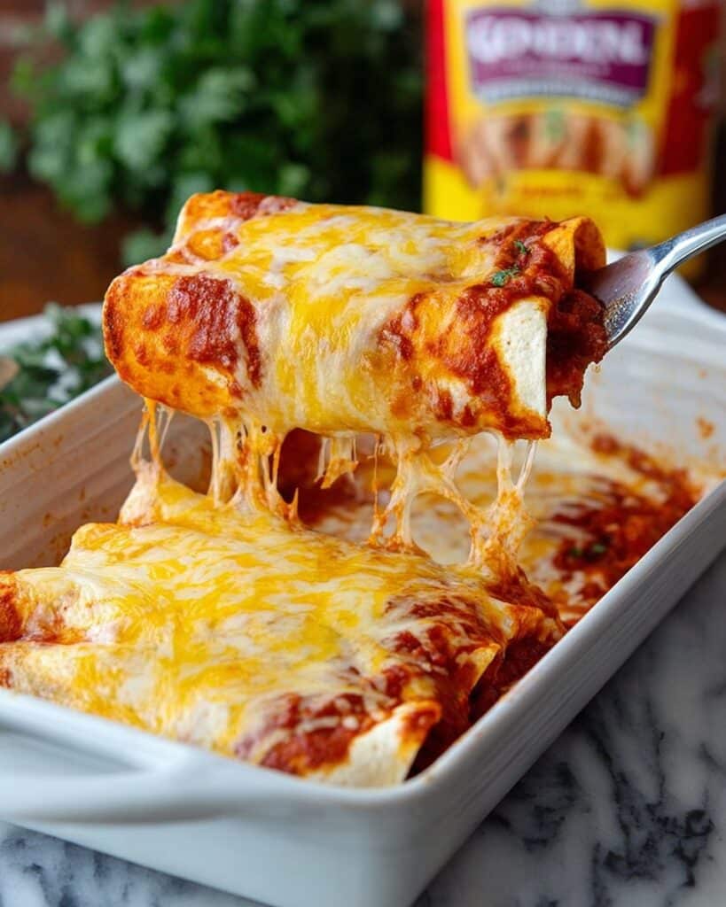 5 Ingredient Beef Enchiladas Recipe