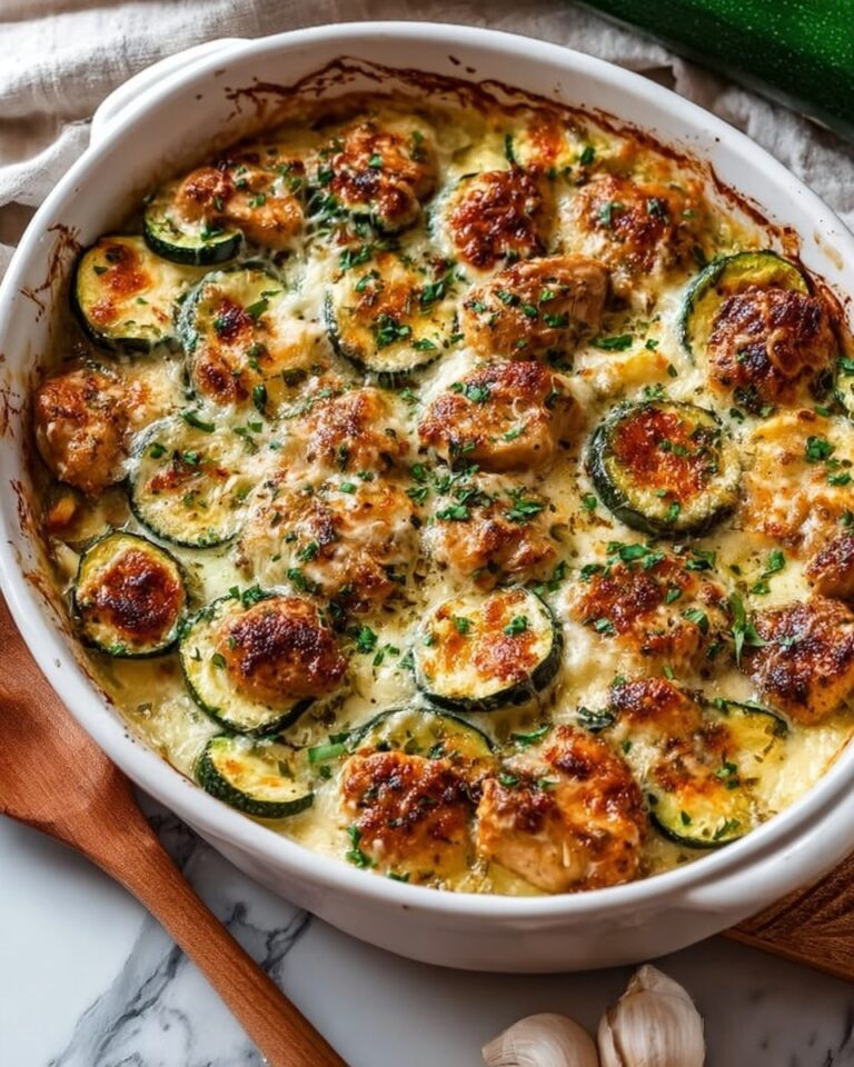 Easy Chicken Zucchini Bake: A High-Protein One-Pan Dinner with Tender Chicken and Caramelized Zucchini Recipe