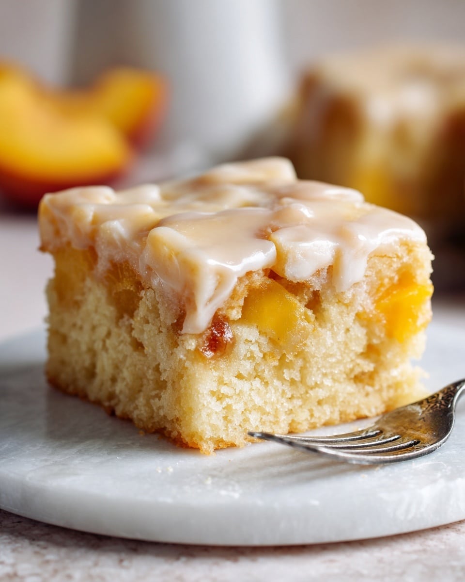 Brown Sugar Peach Cake Recipe