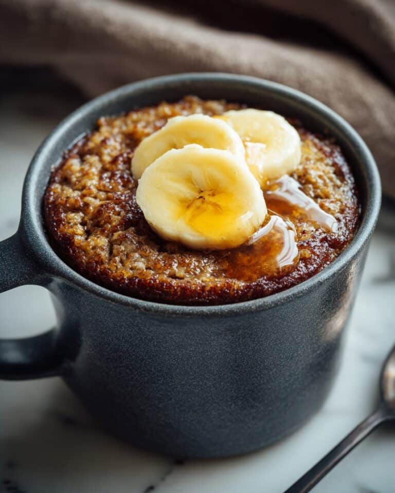 Warm Banana Bread in a Mug Recipe