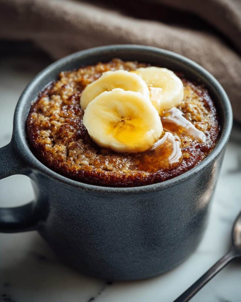 Warm Banana Bread in a Mug Recipe