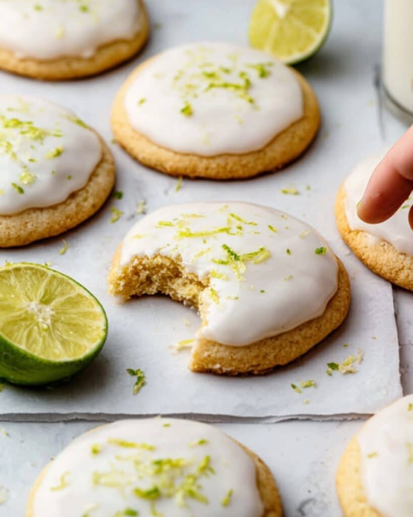 Lime Sugar Cookies with Lime Glaze Recipe
