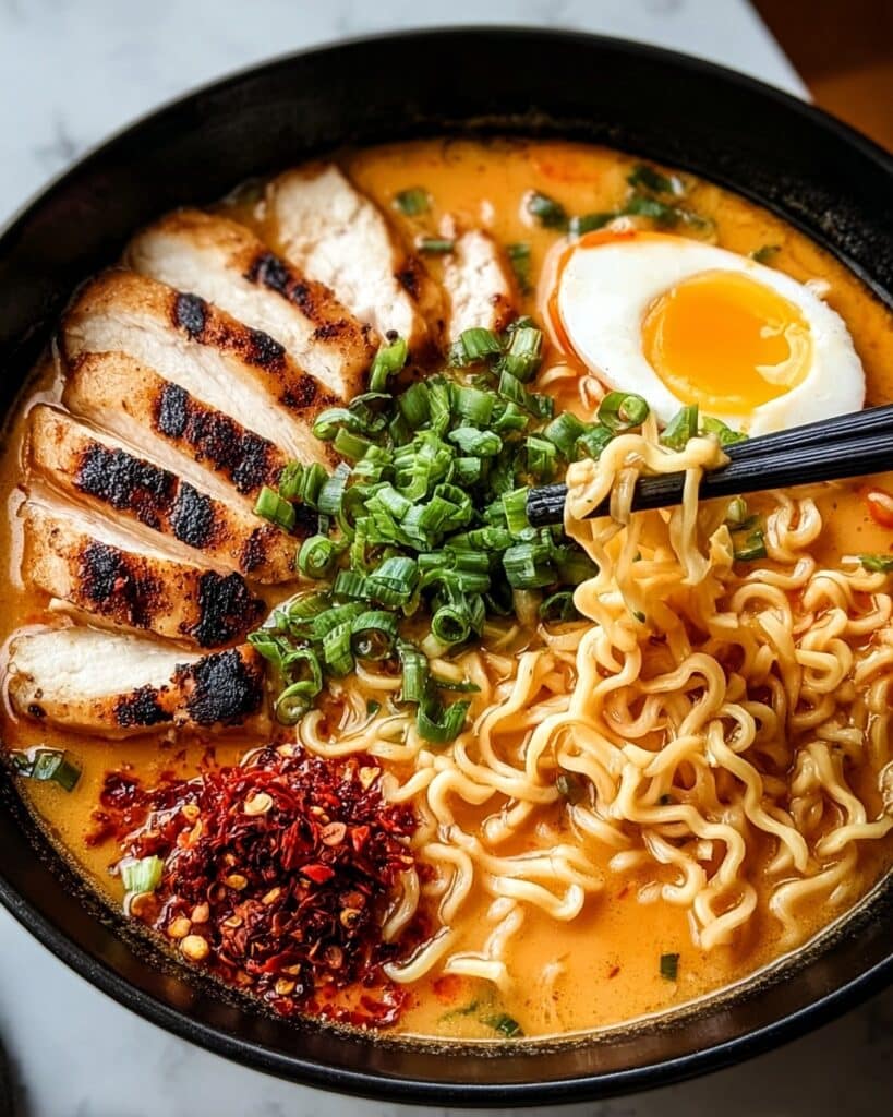 Creamy Garlic Chicken Ramen: An Ultimate 5-Minute Recipe