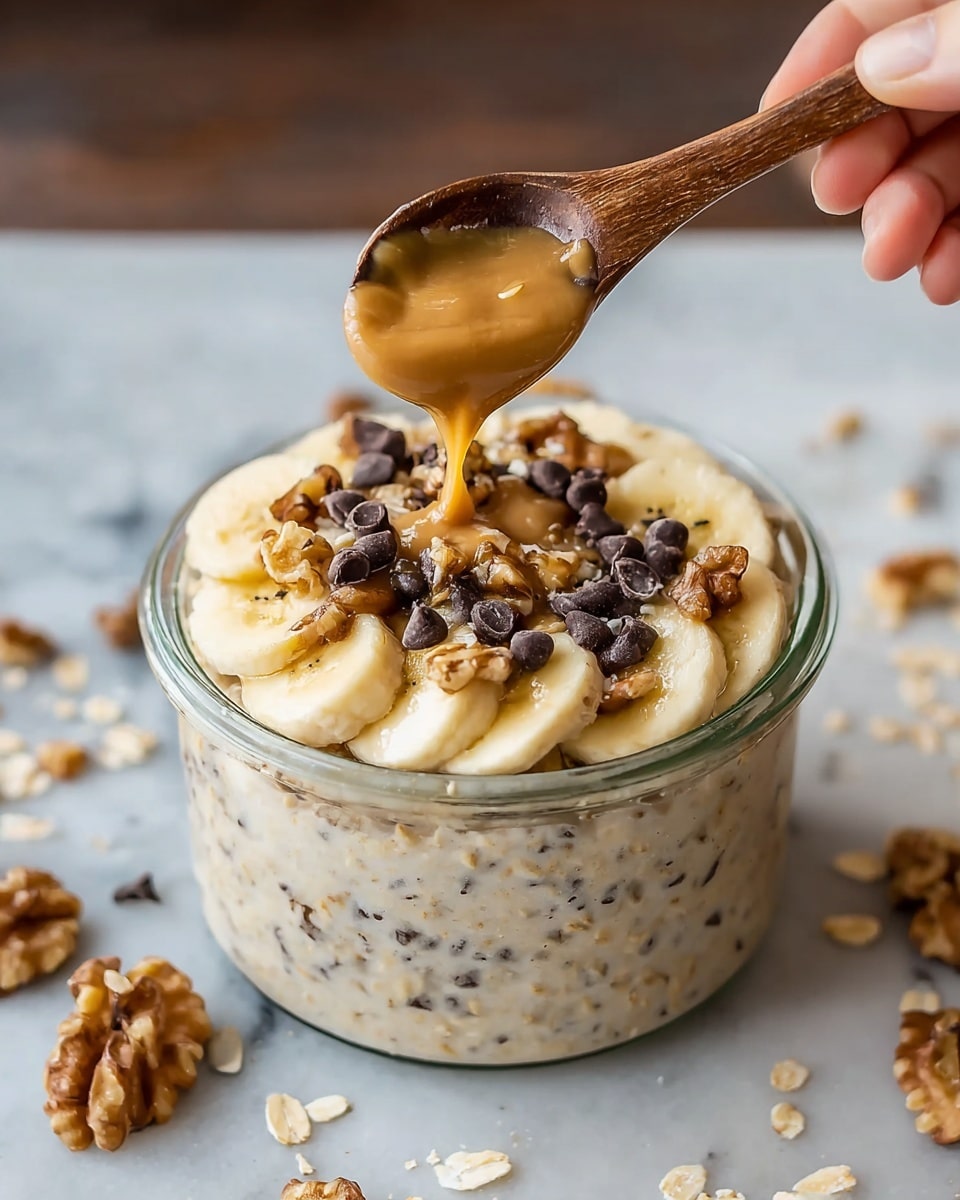 Chunky Monkey Overnight Oats Recipe