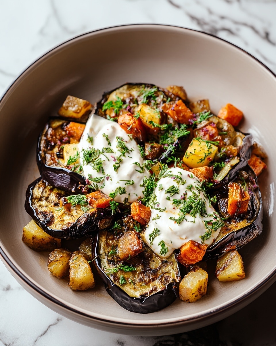 Mediterranean Roasted Eggplant Recipe