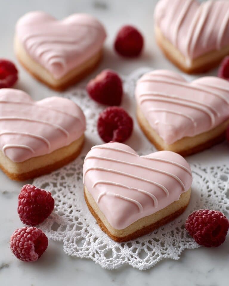 Valentine’s Heart Petit Fours Recipe