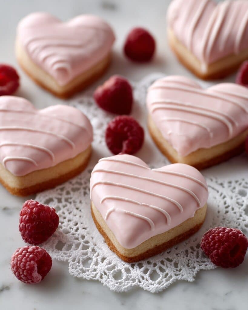 Valentine’s Heart Petit Fours Recipe