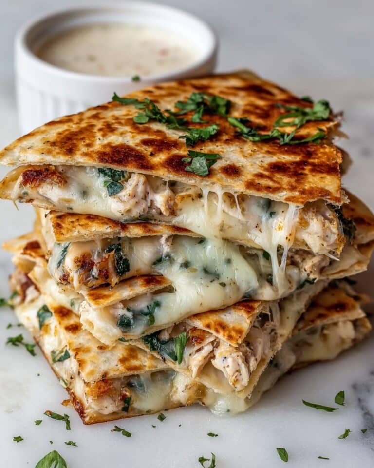 Cheesy Hot Honey Chicken Quesadillas Recipe