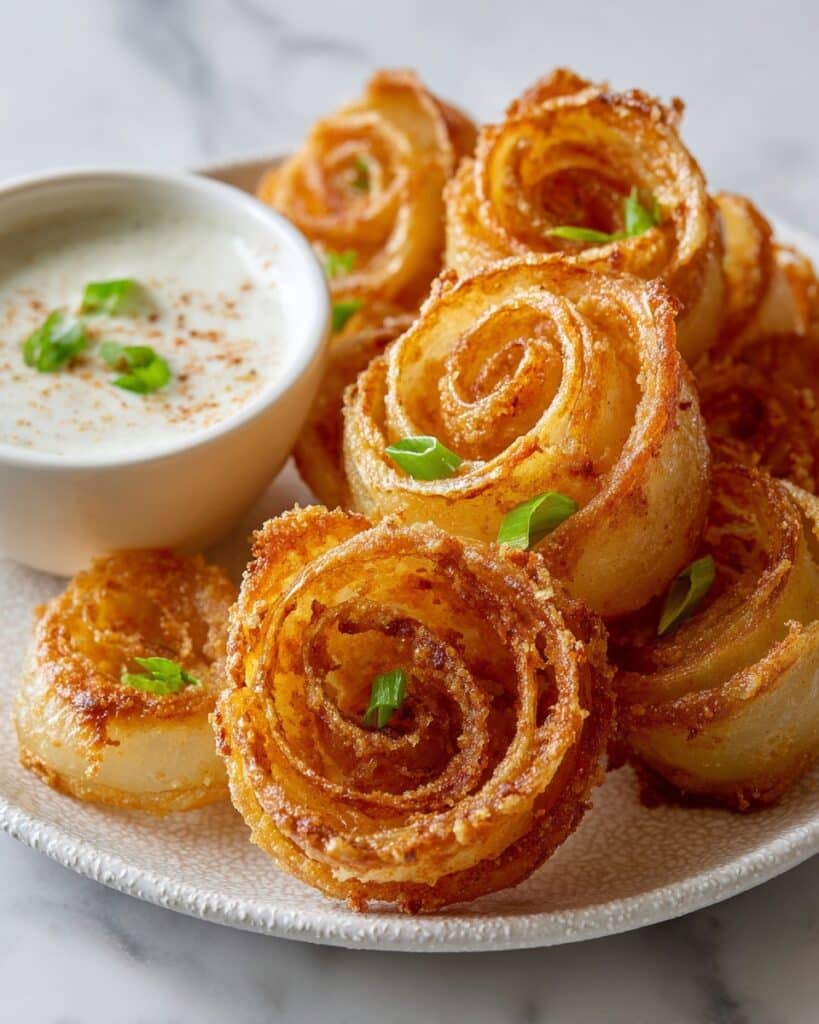 Viral High-Protein Keto Onion Rings Hack (No Breadcrumbs, No Frying!) Recipe