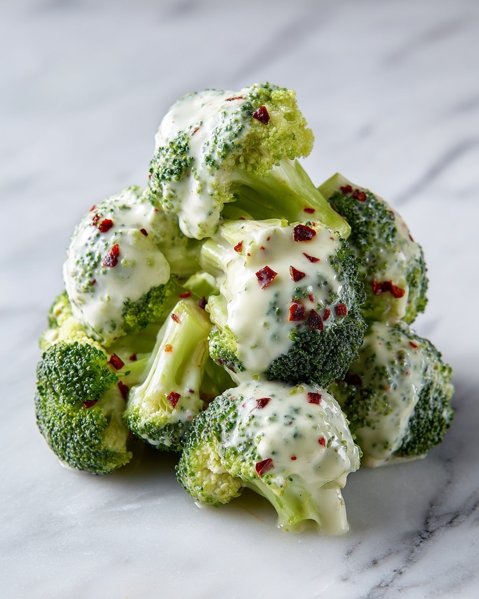Creamy Garlic Parmesan Broccoli Recipe