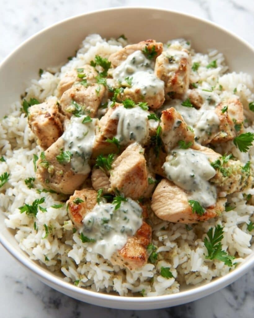 Chicken Tzatziki Rice Recipe