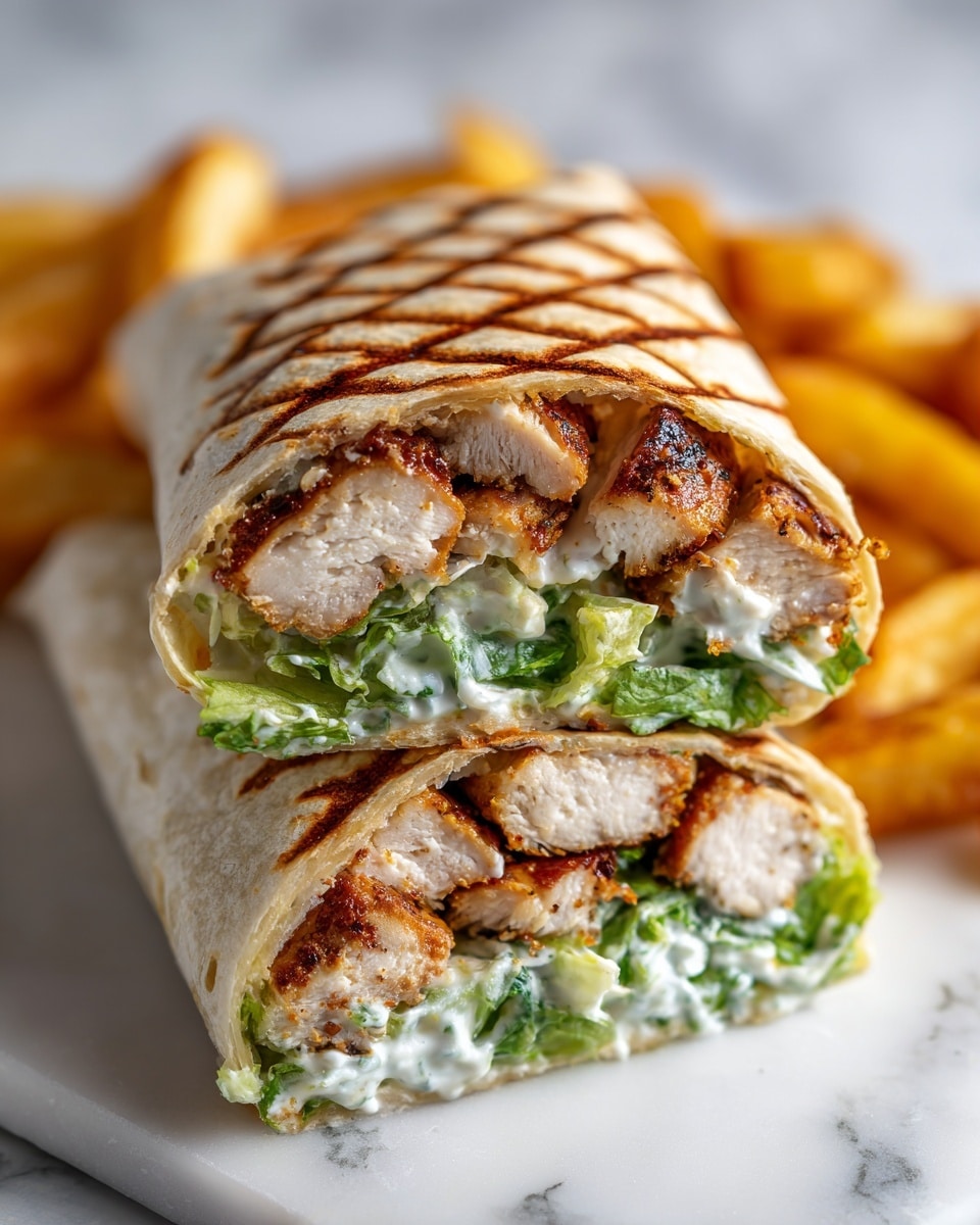 Chicken Caesar Wraps Recipe