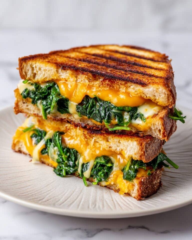 Cheesy Spinach Tortilla Melt Recipe
