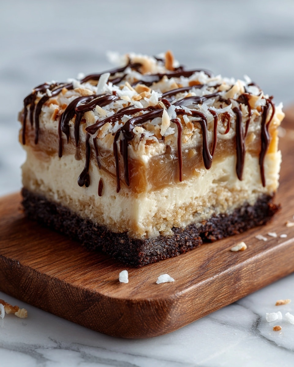 Samoa Brownies Recipe