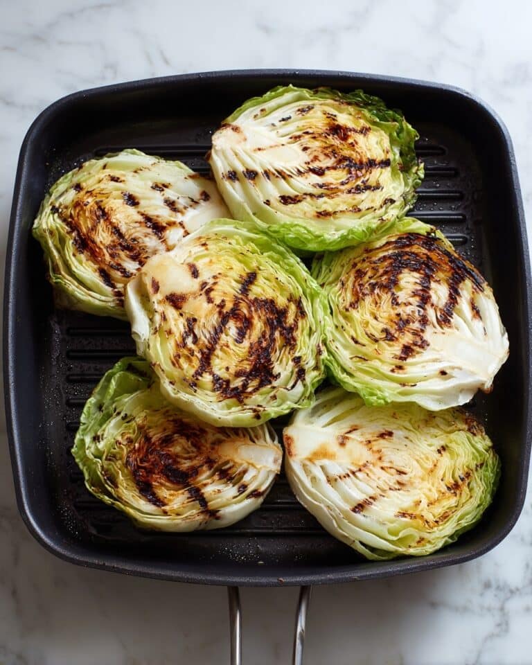 Crispy Oven-Roasted Cabbage Steaks with Nuts and Parmesan Recipe