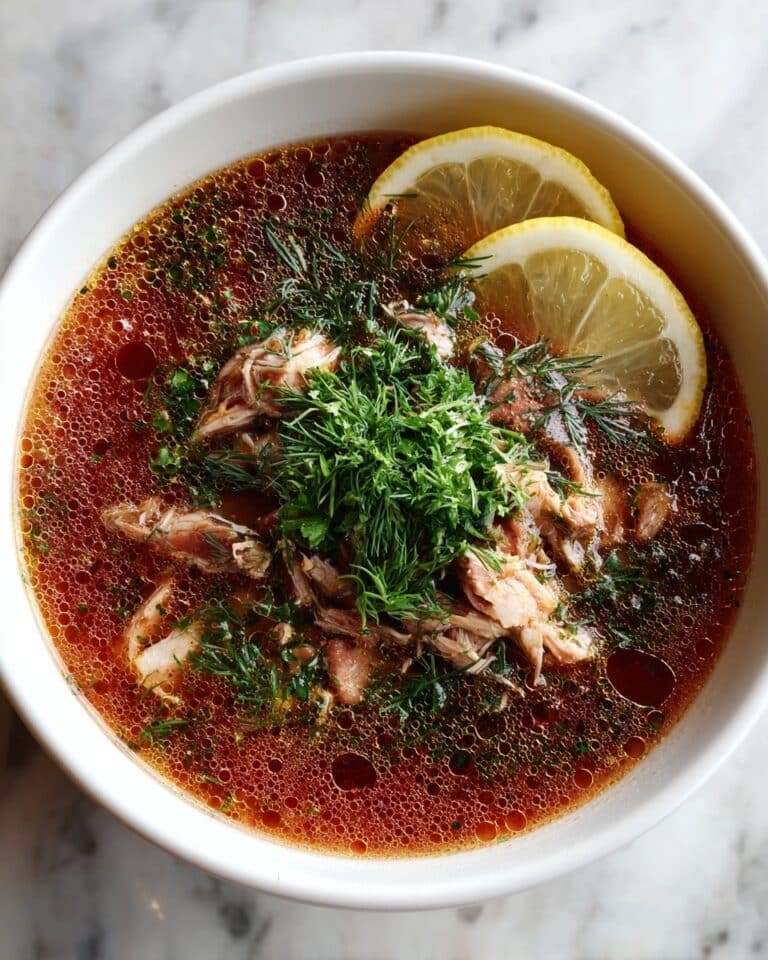 Easy Greek Lemon Chicken Soup with Orzo Recipe