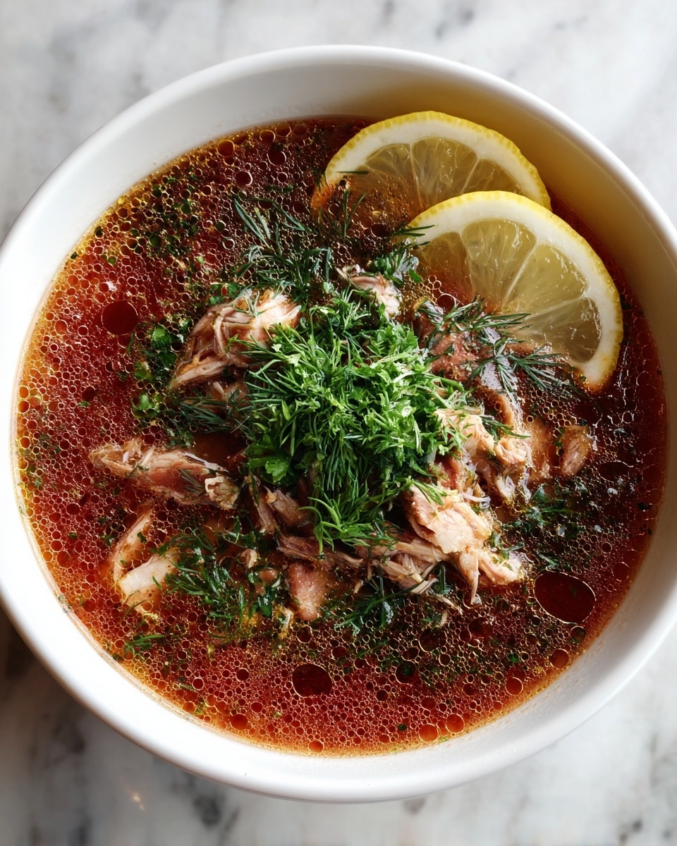 Easy Greek Lemon Chicken Soup with Orzo Recipe