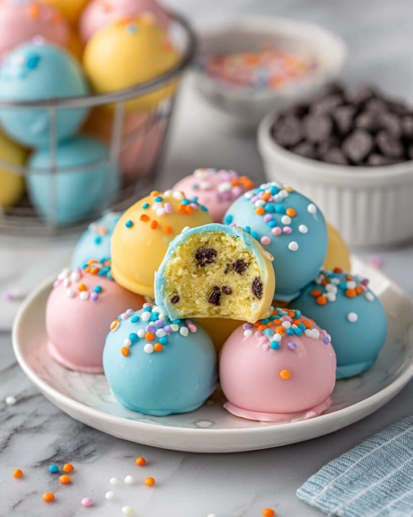 Easter Egg Cookie Dough Truffles Recipe
