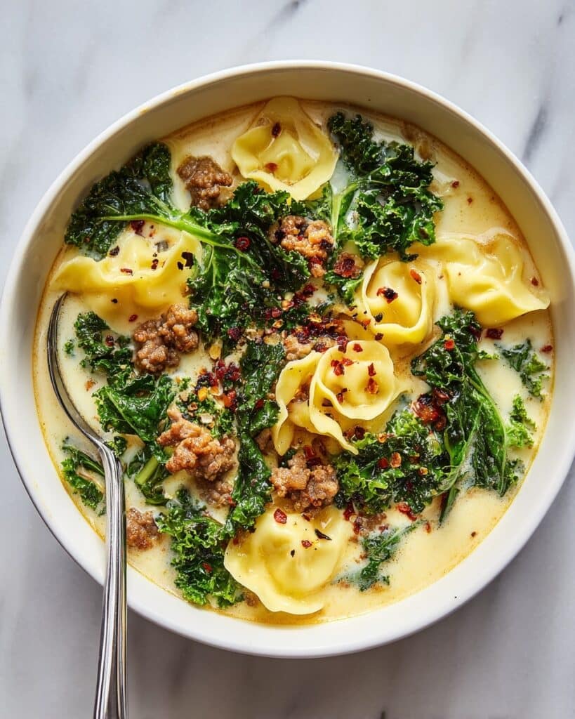 Creamy White Lasagna Soup Recipe