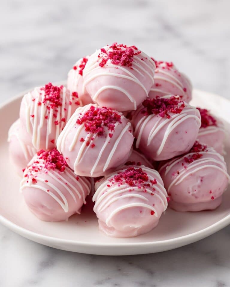 Easy Strawberry Shortcake Truffles Recipe