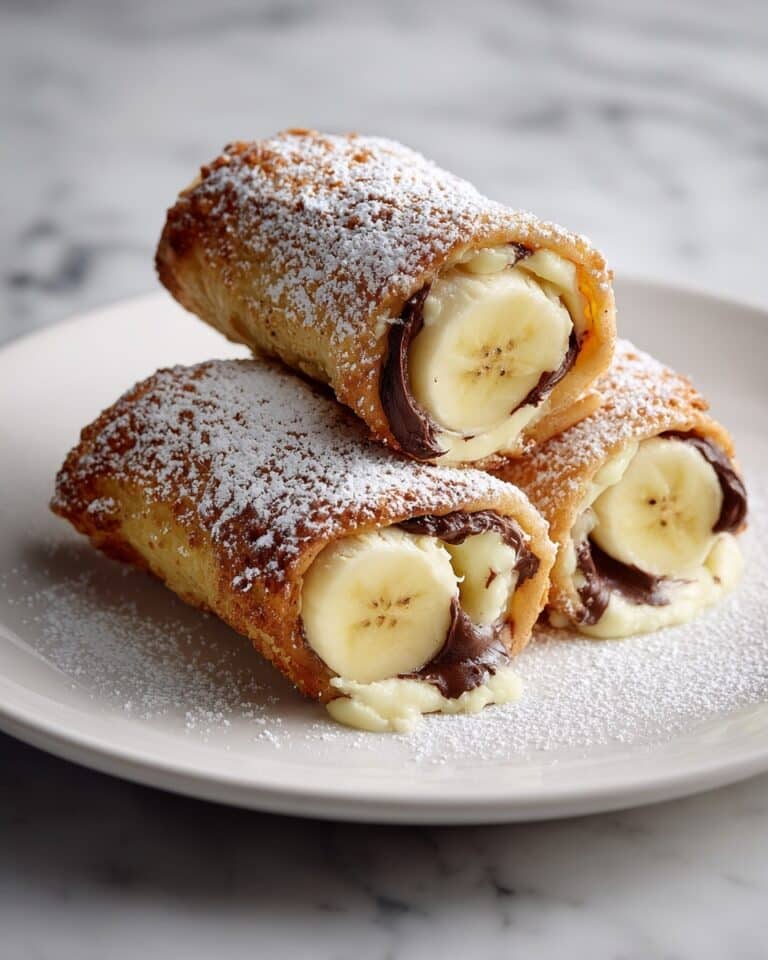 Nutella Banana Cheesecake Rolls Recipe